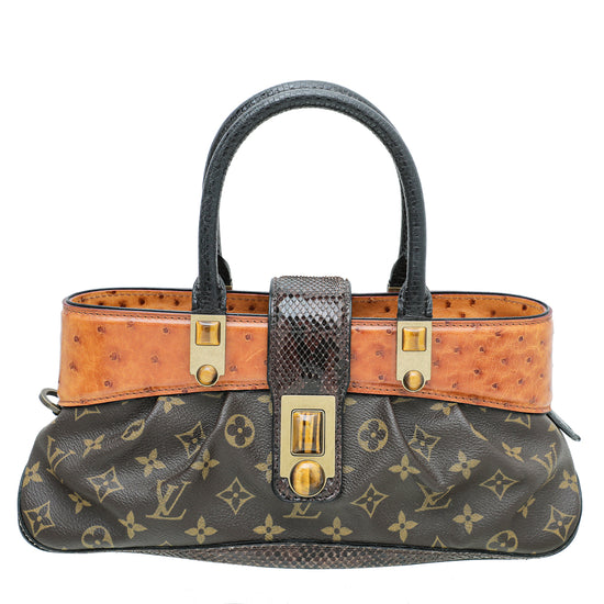 Louis Vuitton, Bags, Louis Vuitton Ltd Ed Monogram Ostrich Macha Waltz  Bag