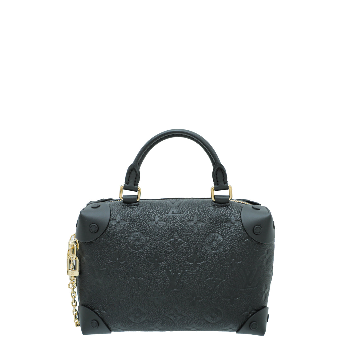 Louis Vuitton Black Monogram Empreinte Petite Malle Souple Bag-Louis Vuitton-THE CLOSET