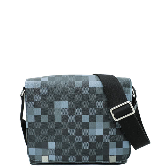 Louis Vuitton Damier Graphite Pixel District Messenger PM Bag