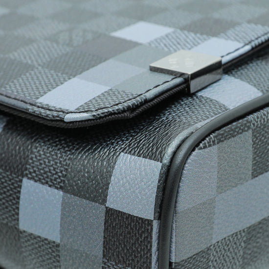 Louis Vuitton Damier Graphite District PM Men's Shoulder Bag Authentic