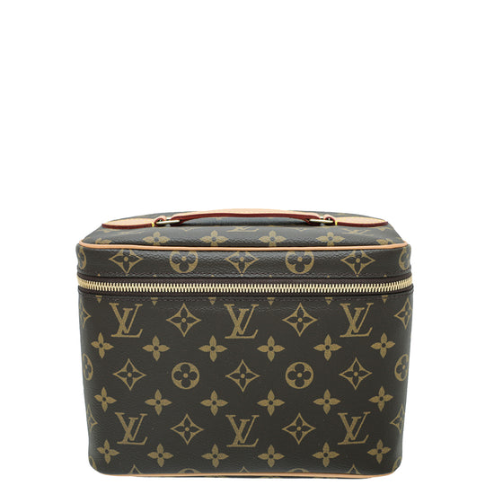 LOUIS VUITTON BY THE POOL NICE BB VANITY CASE GIANT MONOGRAM TOILETRY  COSMETIC