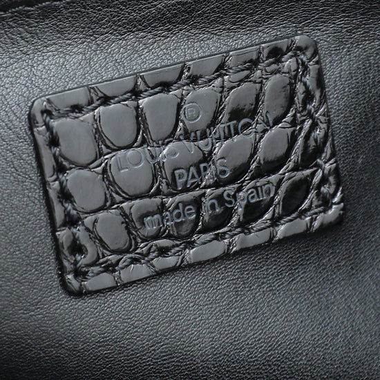 Louis Vuitton Gracie Handbag Monogram Velour and Alligator MM at 1stDibs