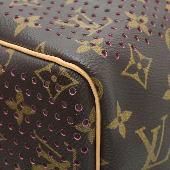 Louis Vuitton Bicolor Perforated Speedy 30 Bag – The Closet