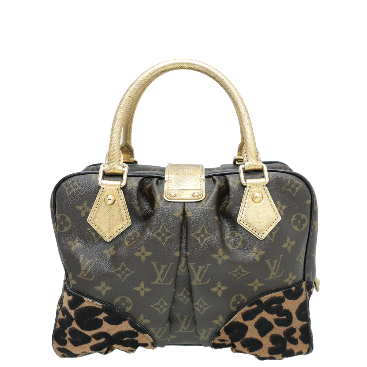 Louis Vuitton Bicolor Monogram Leopard Adele Bag