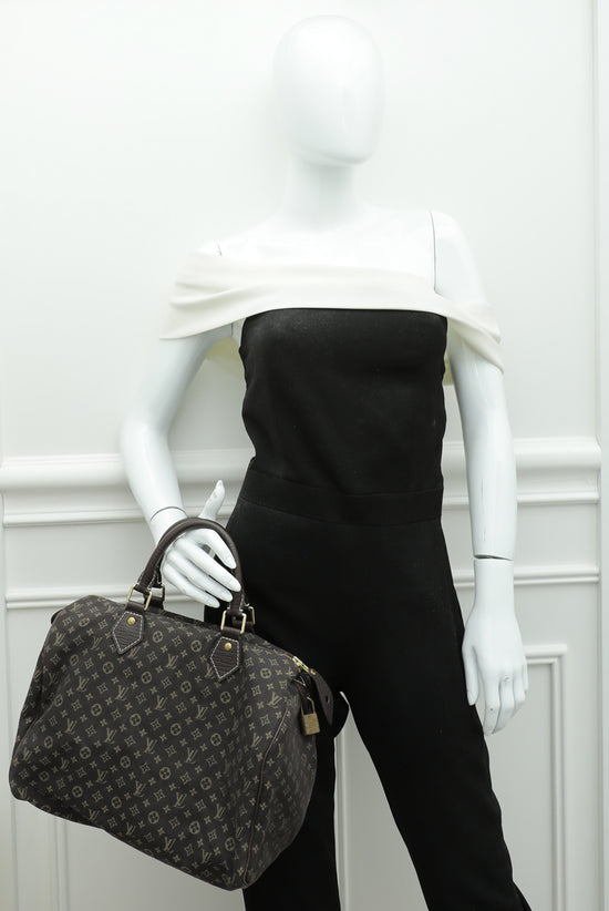 Louis Vuitton Monogram Mini Lin Speedy 30 Satchel, Louis Vuitton Handbags