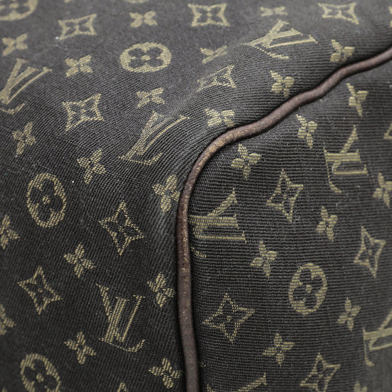 Louis Vuitton Brown Mini Lin Speedy 30 Bag – The Closet