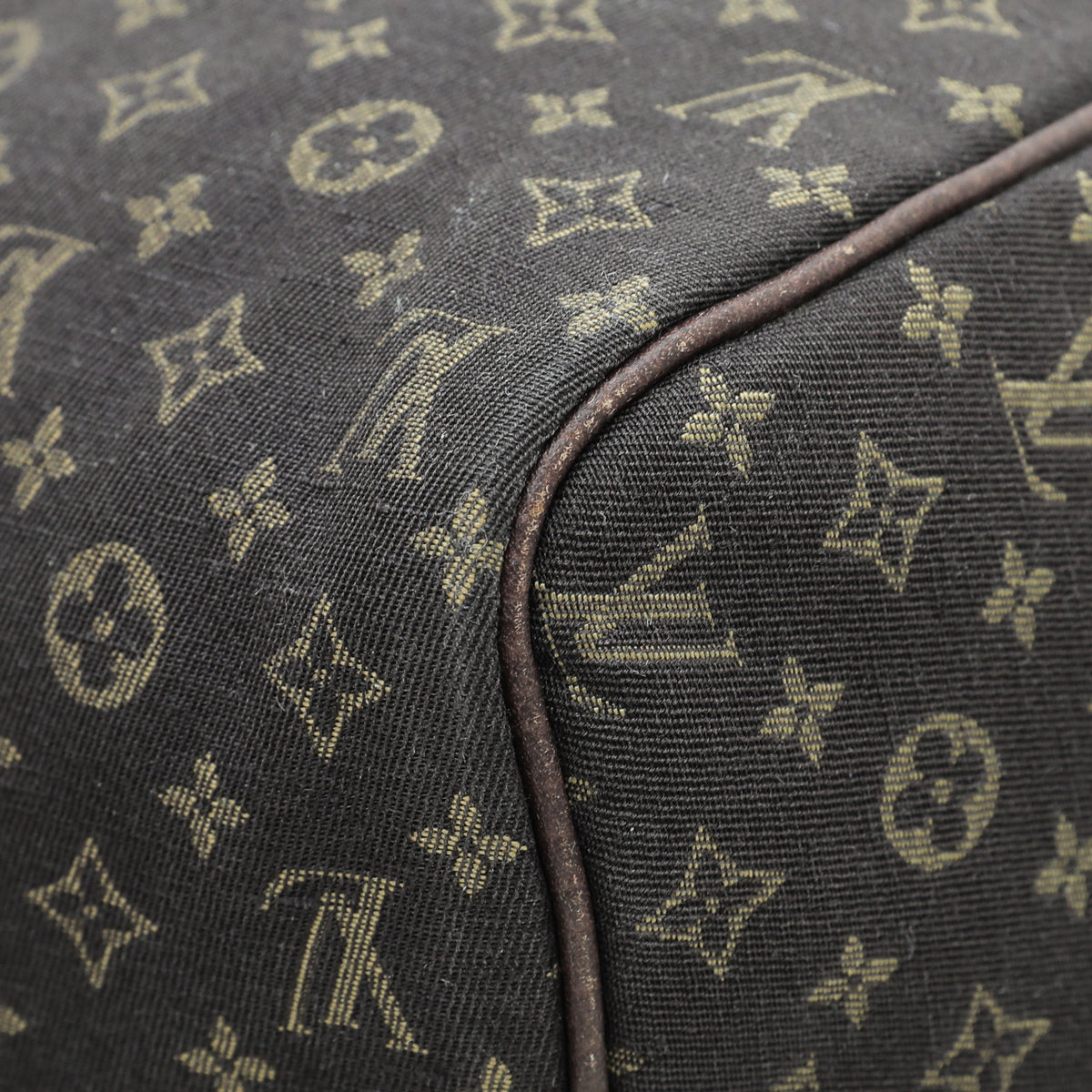 Louis Vuitton Brown Monogram Mini Lin Speedy 30 Bag – The Closet