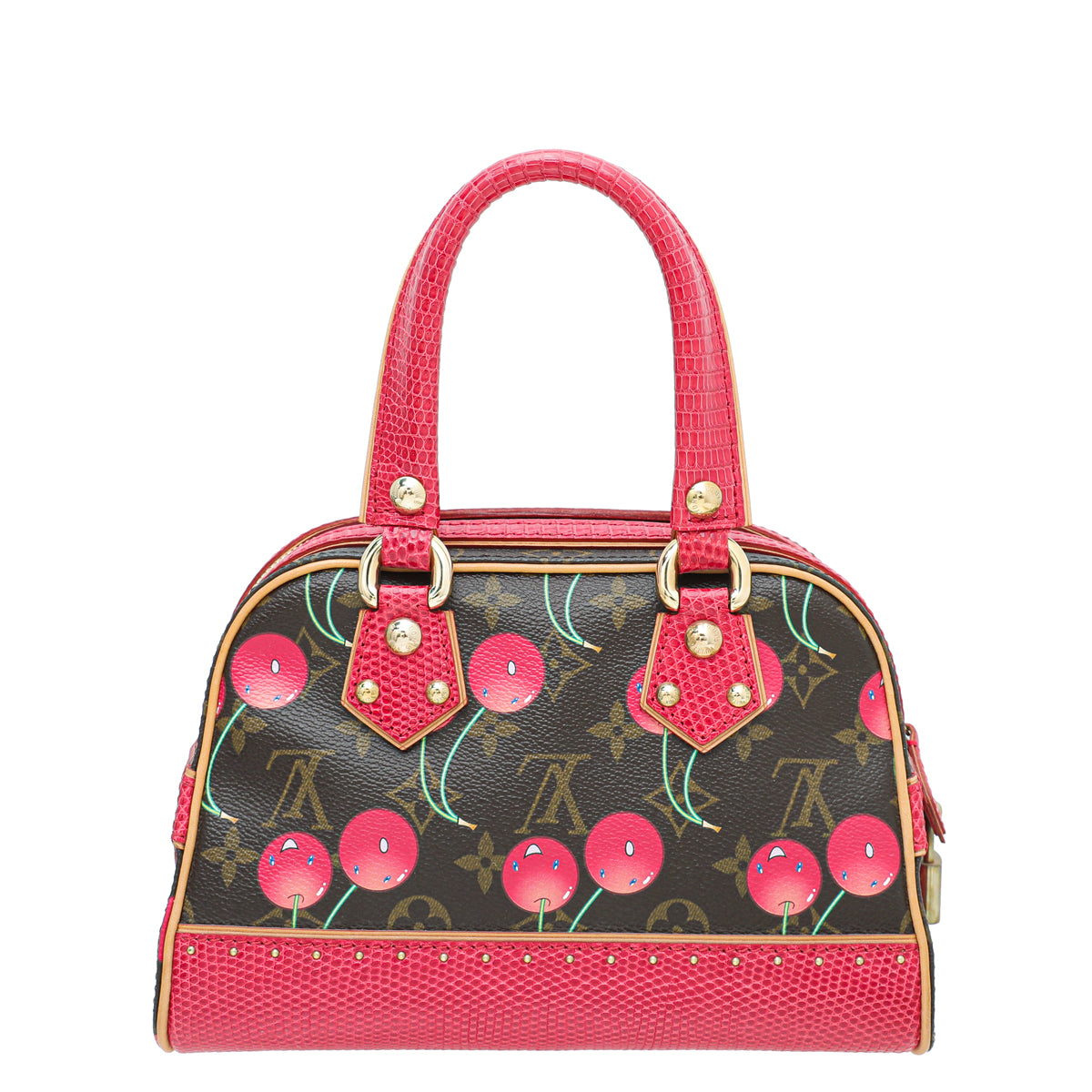 Louis Vuitton Limited Edition Cerises Lizard Neo Deauville Bag