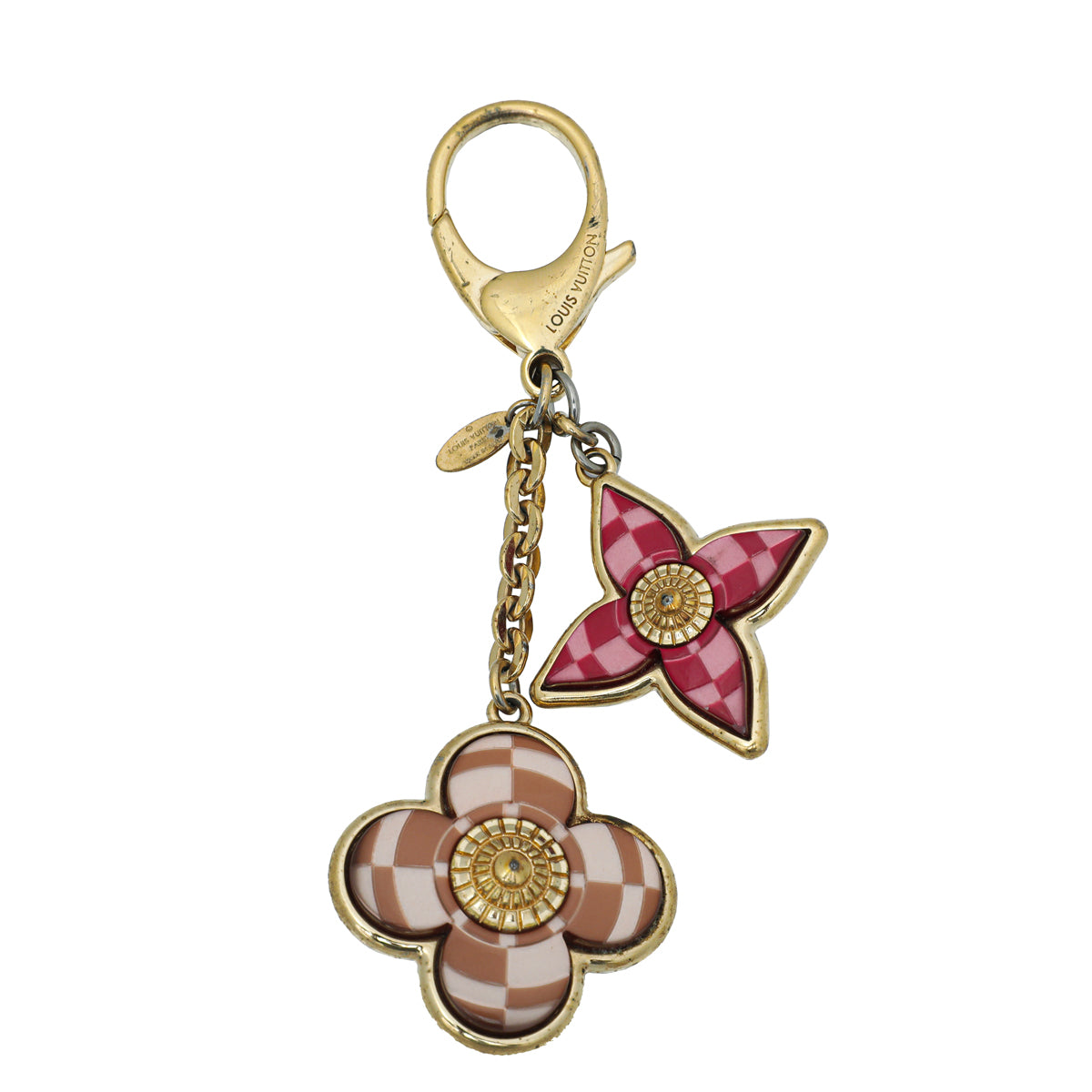 Louis Vuitton Bicolor Resin Mosaic Flower Bag Charm-Louis Vuitton-THE CLOSET