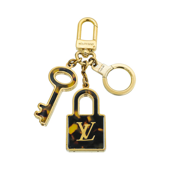 Louis Vuitton Tortoise Shell Resin Confidence Key Holder and Bag Charm -  Yoogi's Closet