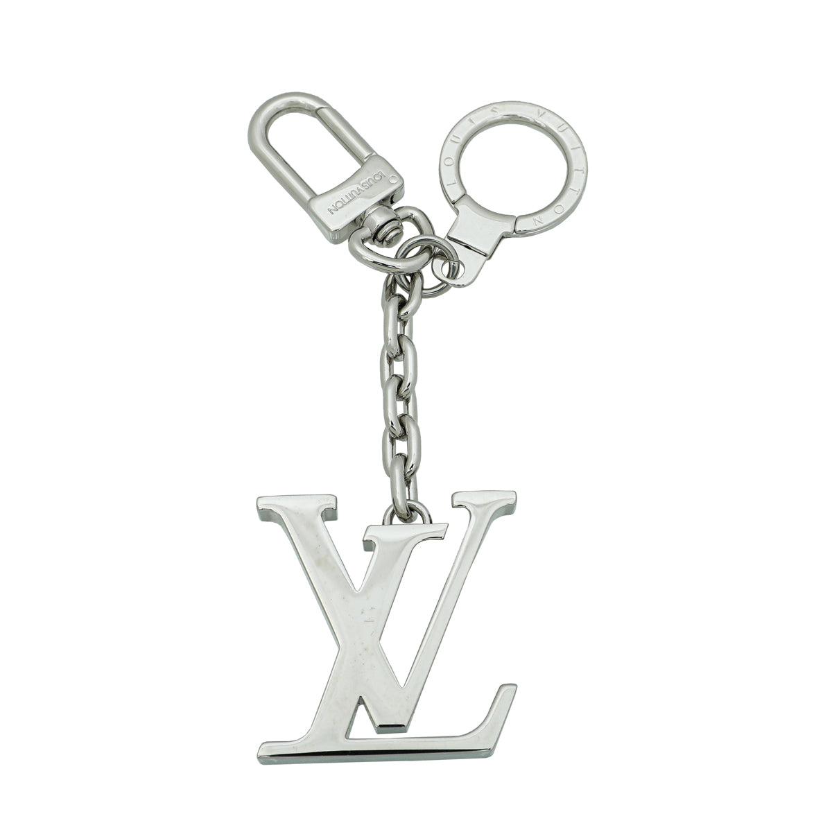 Louis Vuitton Silver Finish Initiales Key Holder