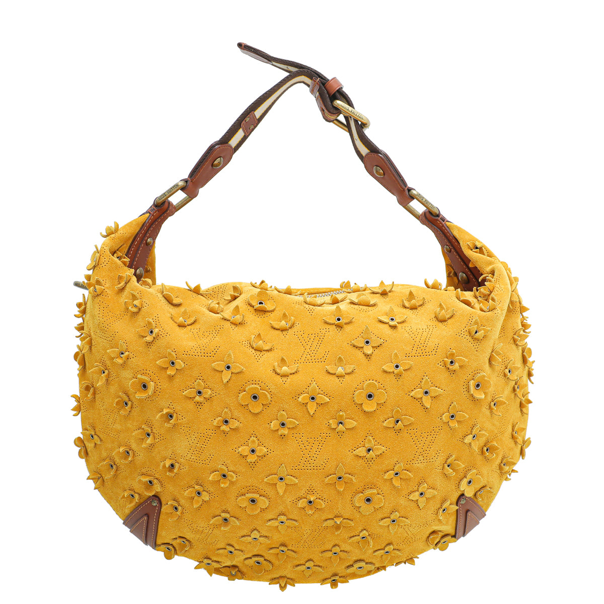 Louis Vuitton Onatah Fleurs GM - Yellow Hobos, Handbags - LOU173366