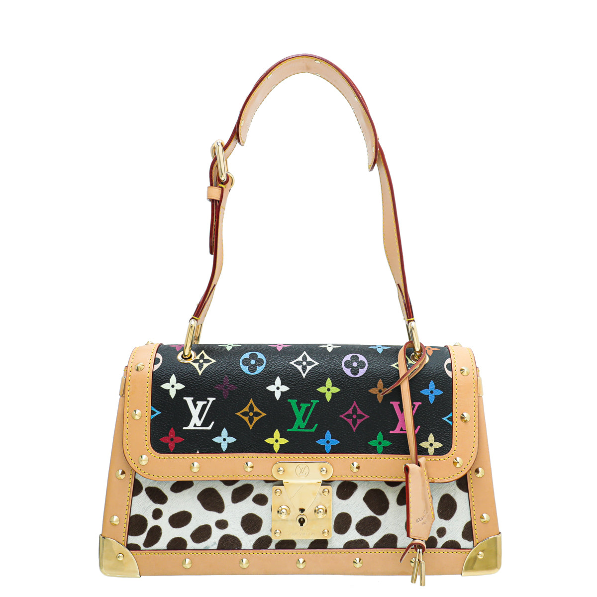 Louis Vuitton Monogram Black Multicolor Dalmatian Sac Rabat Bag-Louis Vuitton-THE CLOSET