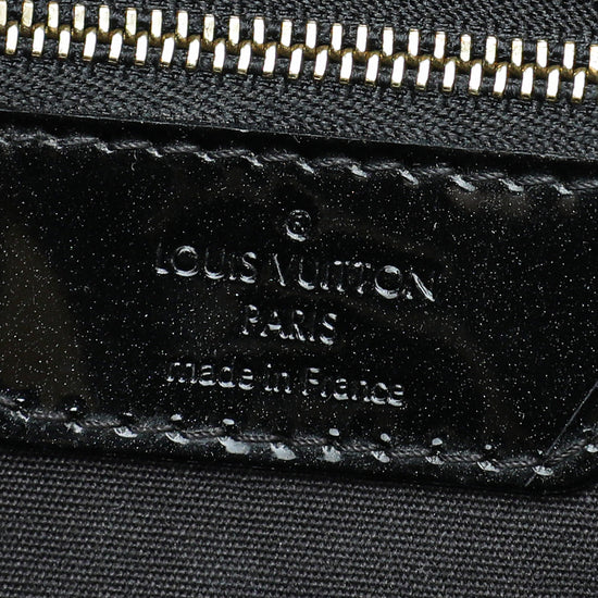 Louis Vuitton Black Magnetique Monogram Vernis Brea MM NM Bag