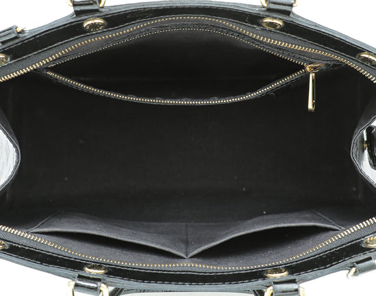 Louis Vuitton Black Magnetique Monogram Vernis Brea MM NM Bag