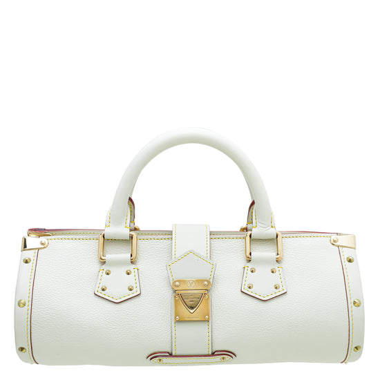Louis Vuitton White Suhali L'Epanoui PM Bag – The Closet