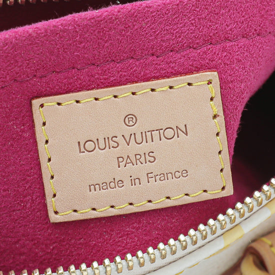 Louis Vuitton White Multicolor Monogram Fringe Speedy 25 Bag – The