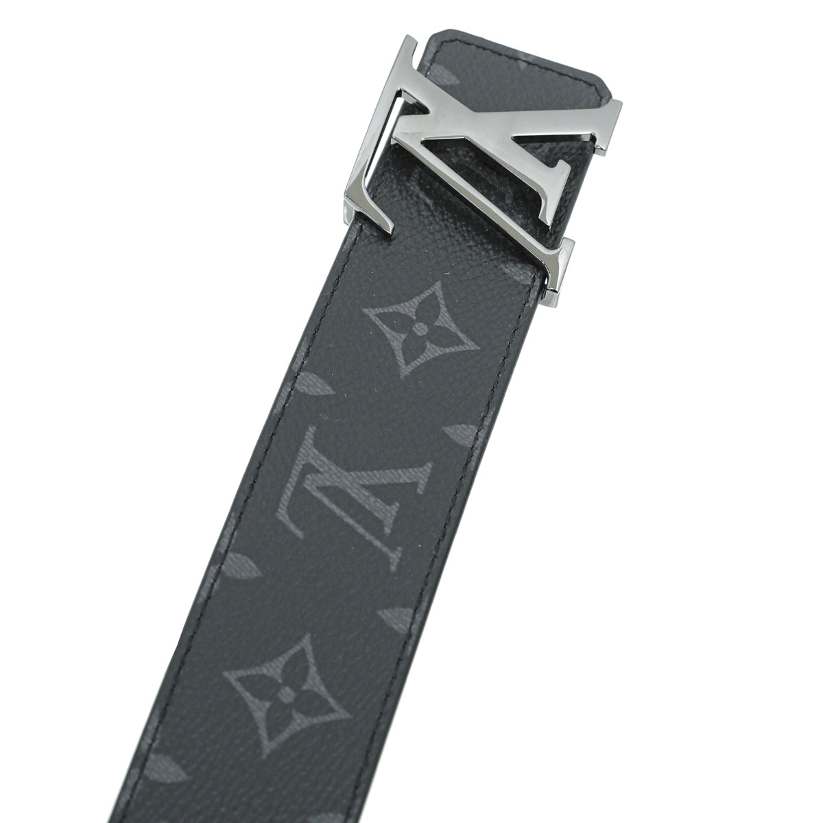 Louis Vuitton Reversible Monogram graphite belt - DesignerSupplier