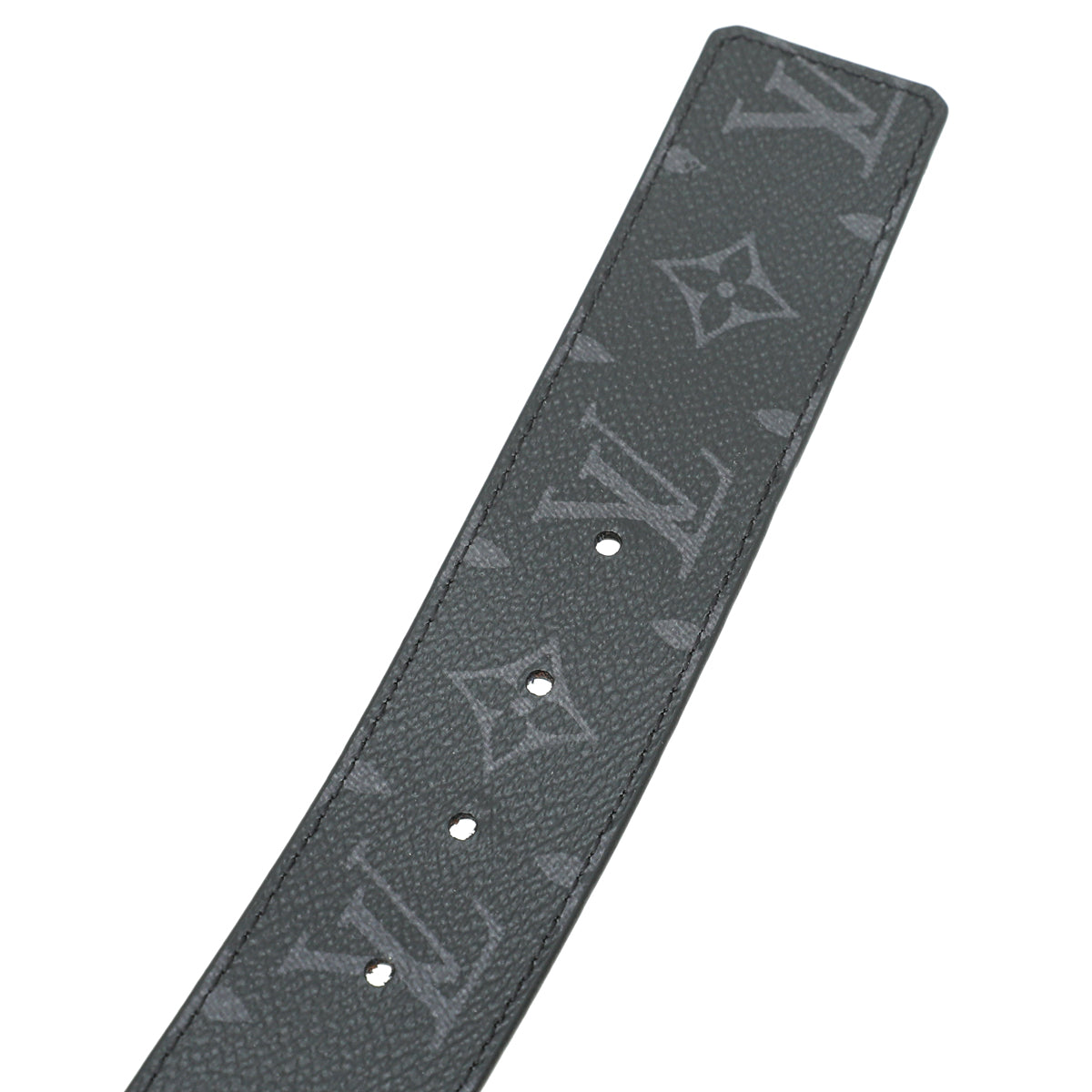Louis Vuitton Reversible Monogram graphite belt - DesignerSupplier