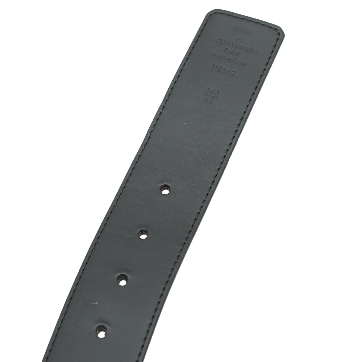 Louis Vuitton Graphite LV Initiales Reversible 40m Belt – The Closet