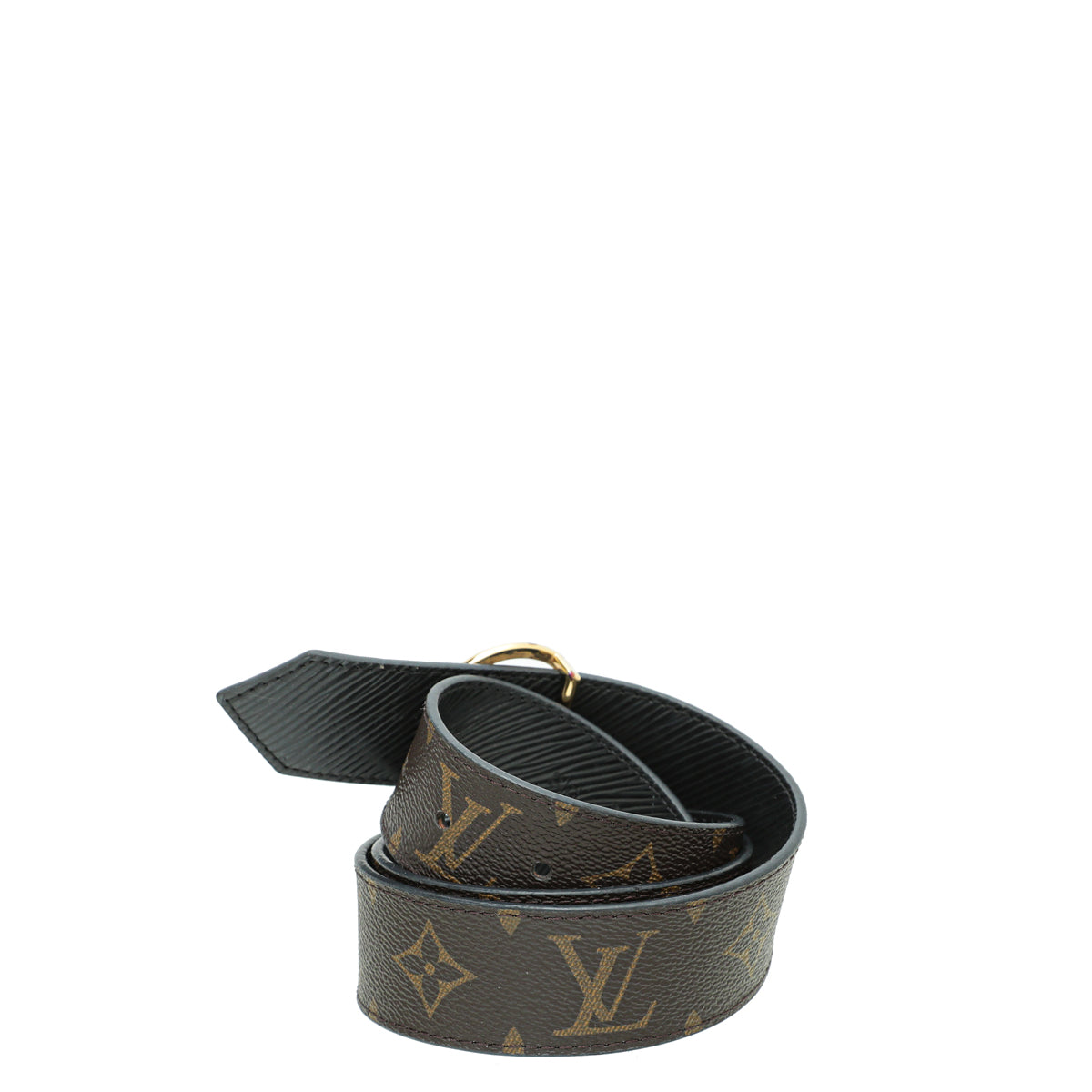 Louis Vuitton Monogram Black Circle Buckle Reversible 35mm Belt 30-Louis Vuitton-THE CLOSET