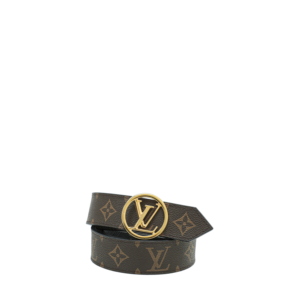 Louis Vuitton LV Circle 35mm Reversible, Black, 90