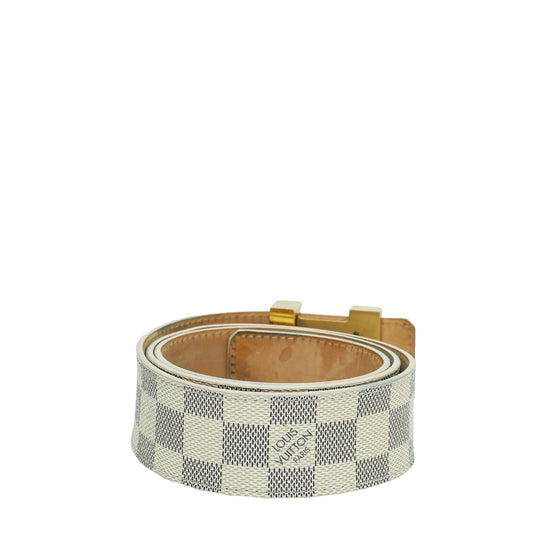 LOUIS VUITTON LV Initial Belt in Damier Azure - More Than You Can