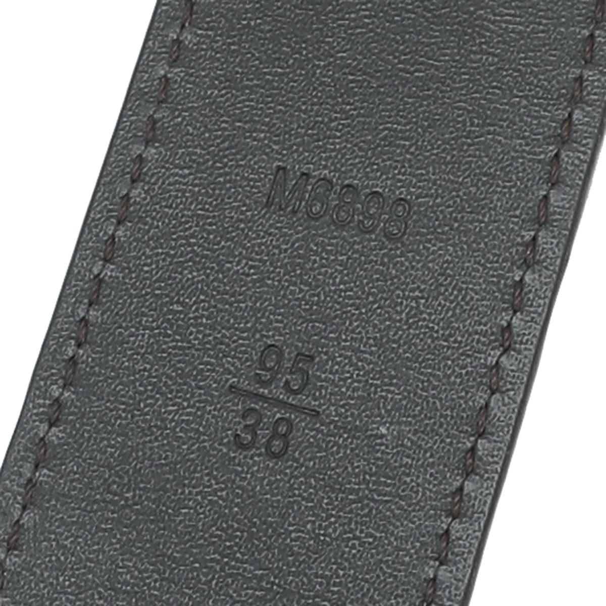 Louis Vuitton Grey Initial Taiga Reversible Belt 38 – THE CLOSET