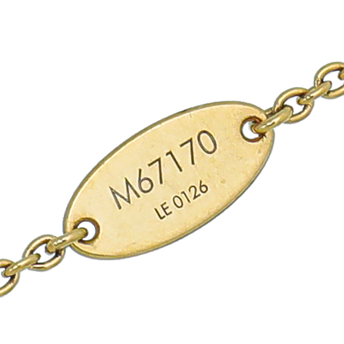 LOUIS VUITTON LV And Me Letter M Bracelet Gold 361939