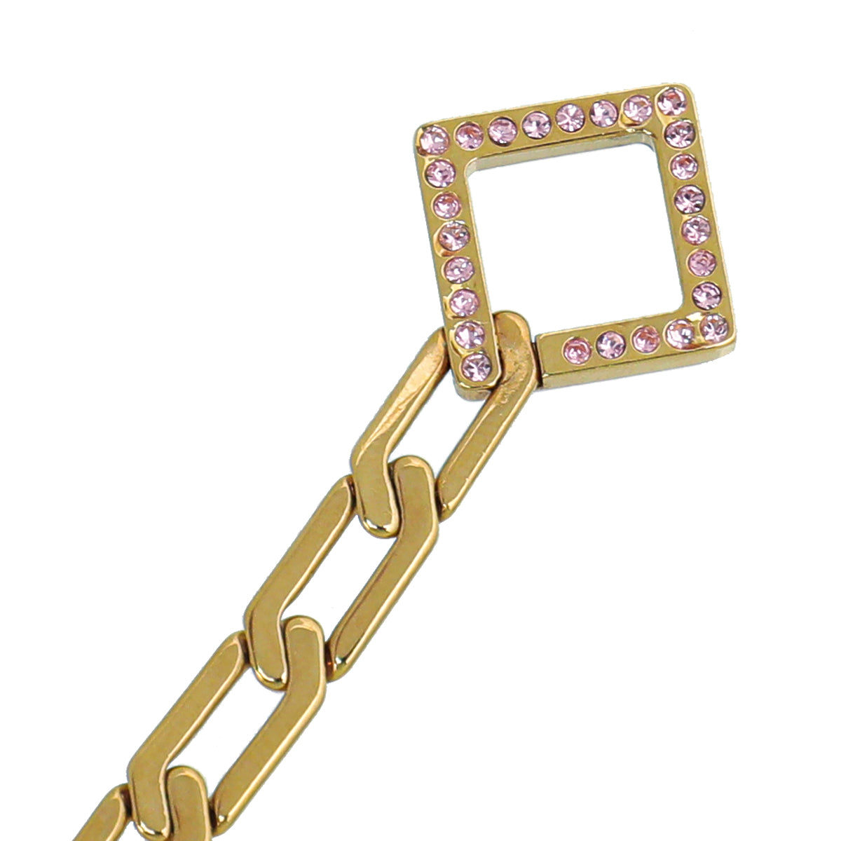 Louis Vuitton Pink Crystal Flower Power Bracelet - Yoogi's Closet