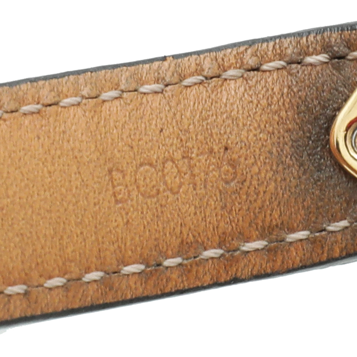 LOUIS VUITTON Monogram Blasslé Spirit bracelet M6689 Brown Unisex Leather  Brown
