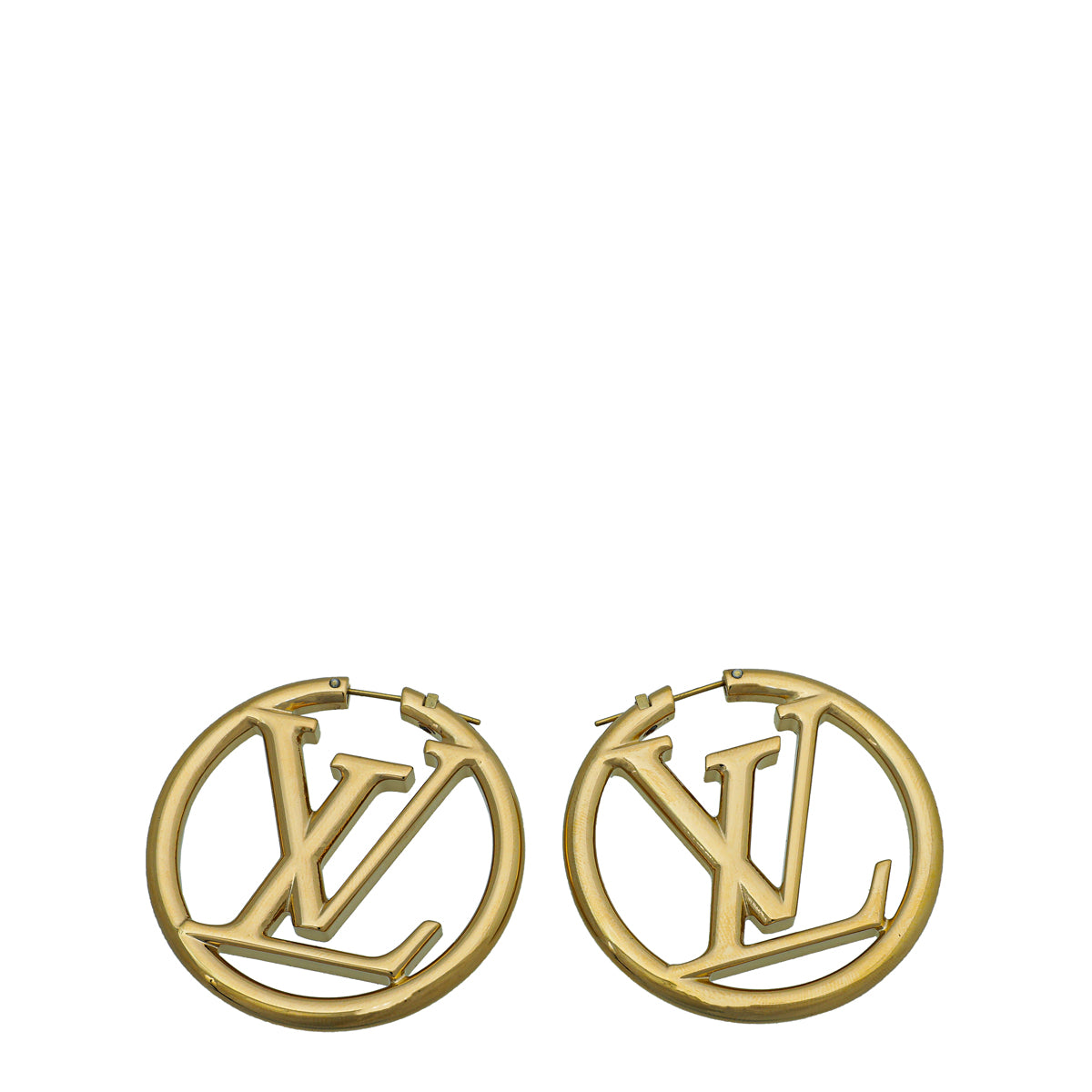 Louis Vuitton Louise Hoop Earrings Gold in Metal with Gold-tone - US