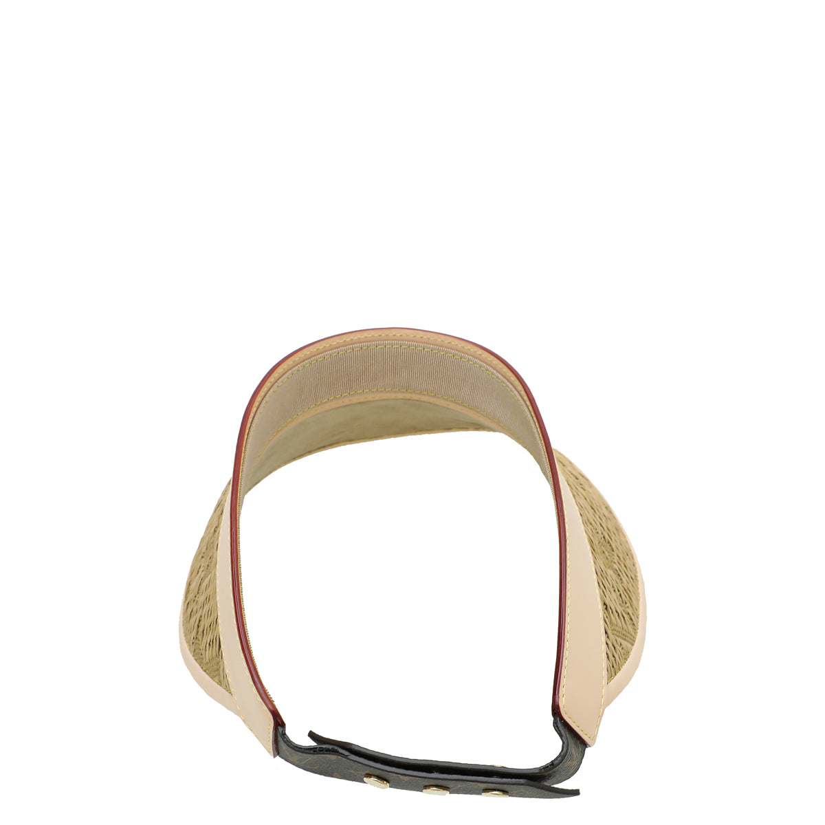 Louis Vuitton Raffia Monogram Strawgram Visor-Louis Vuitton-THE CLOSET
