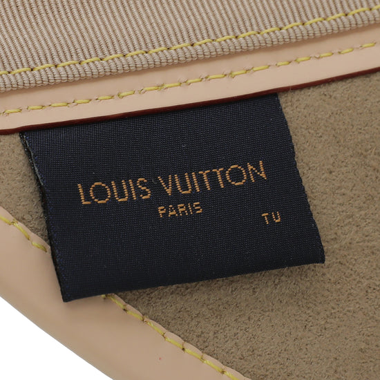 Louis Vuitton Yellow Strawgram Raffia & Leather Visor Hat Louis Vuitton