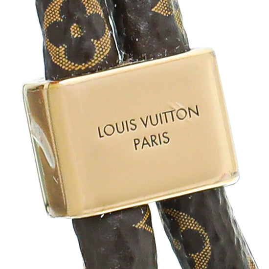 Louis Vuitton Louise Phone Holder Monogram Black in Coated Canvas