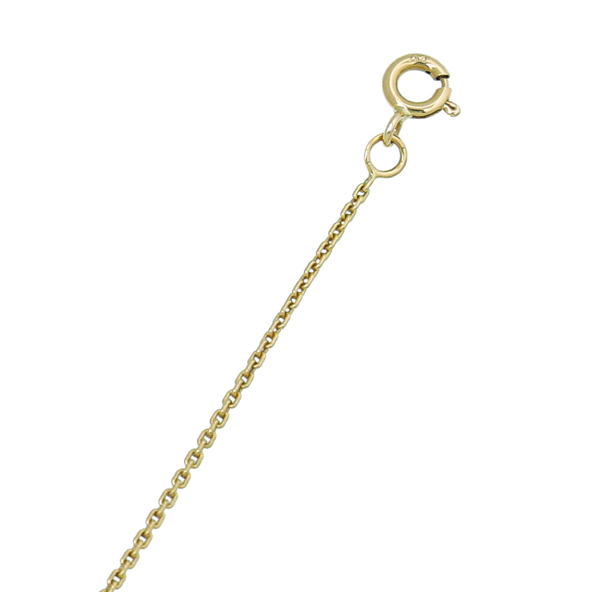 Louis Vuitton 18K Yellow Gold Diamond Volt One Small Pendant Necklace