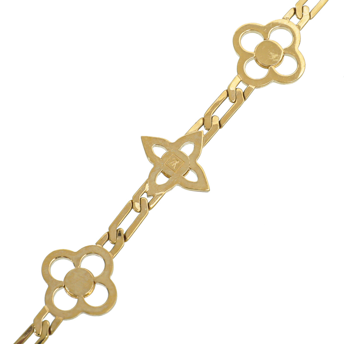 Louis Vuitton Gold Brass Flower Power Headband