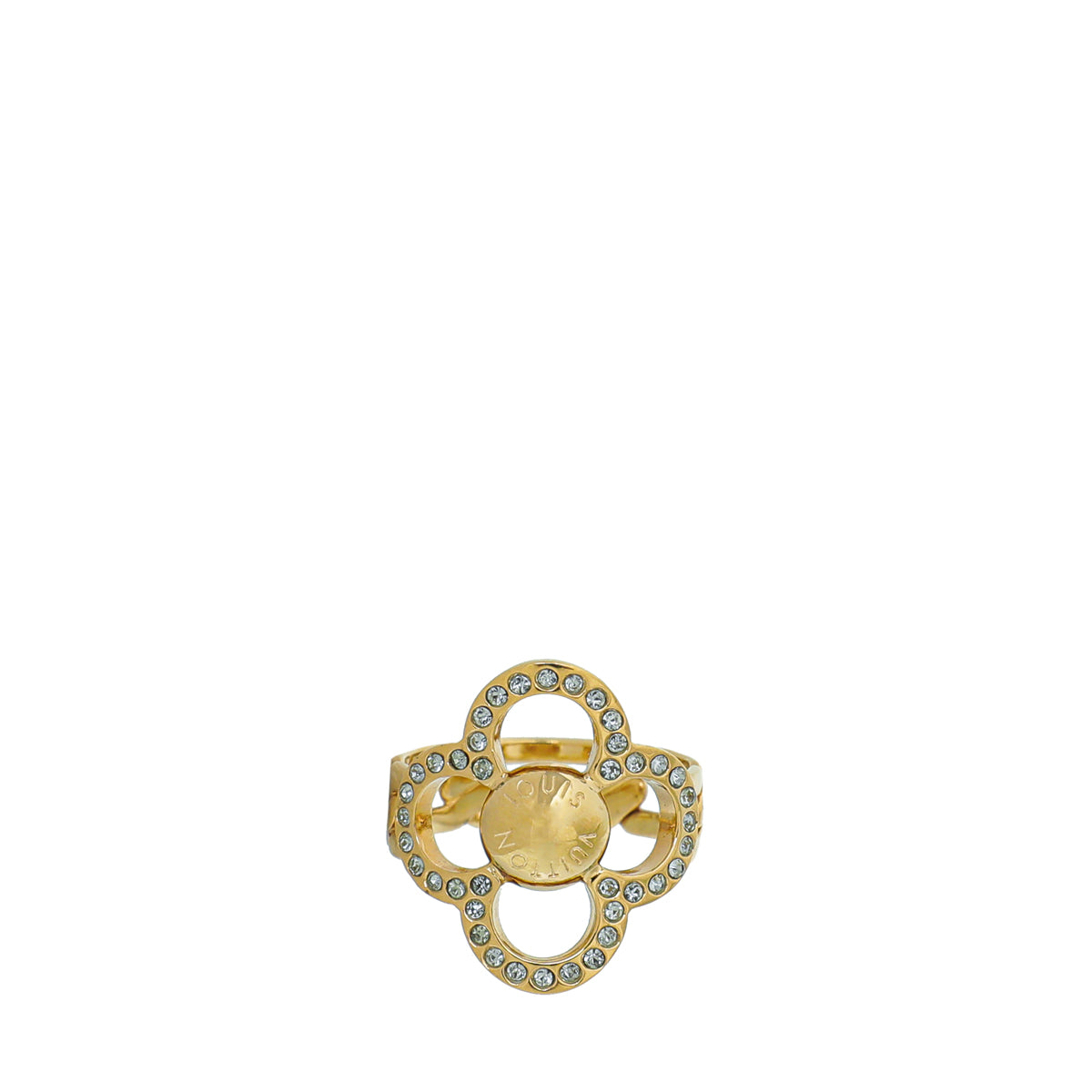 Louis Vuitton Strass Encrusted Flower Power Ring Medium-Louis Vuitton-THE CLOSET