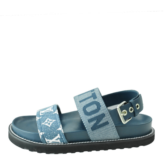 Louis Vuitton, Shoes, Nwob Louis Vuitton Paseo Flat Comfort Sandal Eu 38  Us Size 8