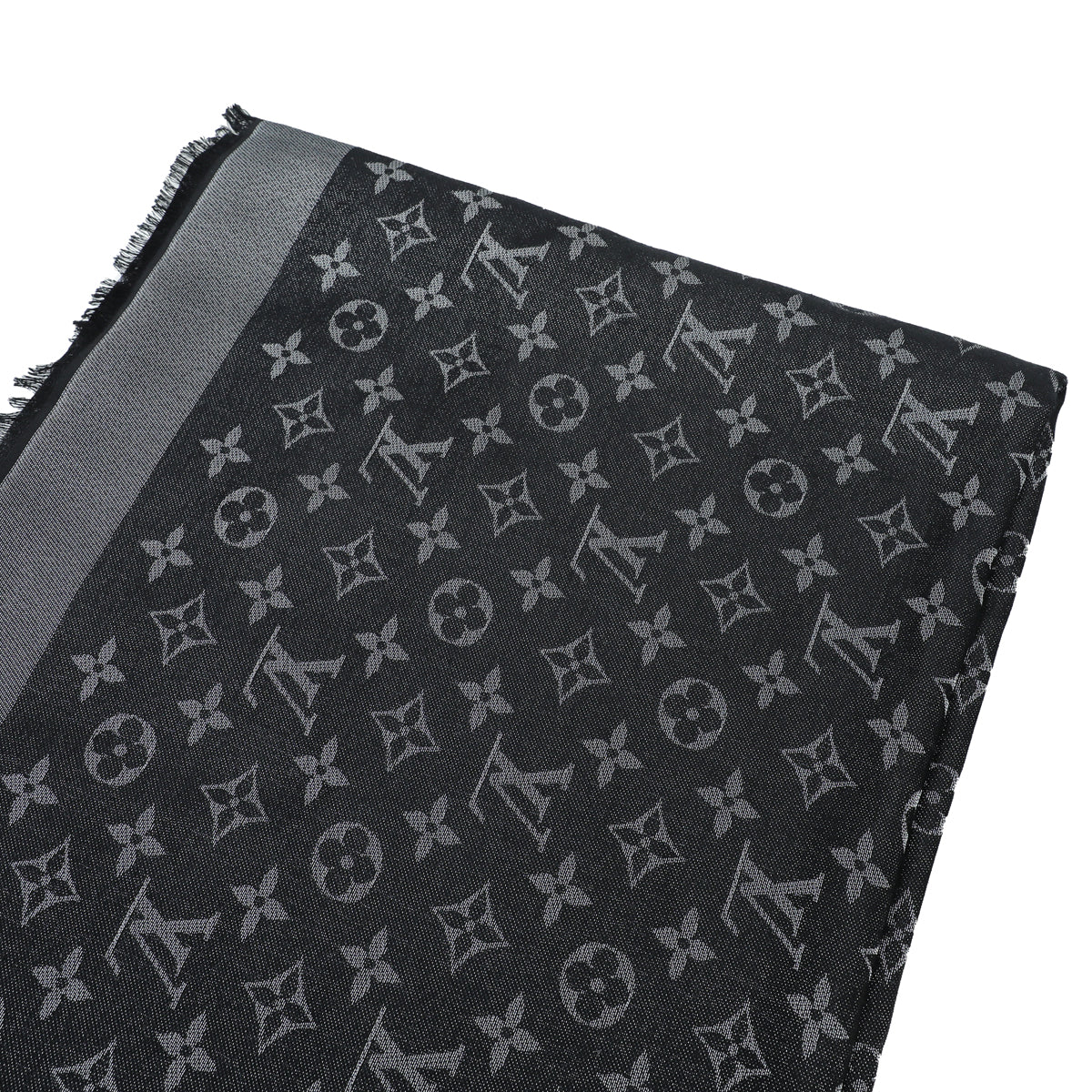 Louis Vuitton Black Monogram Shine Shawl