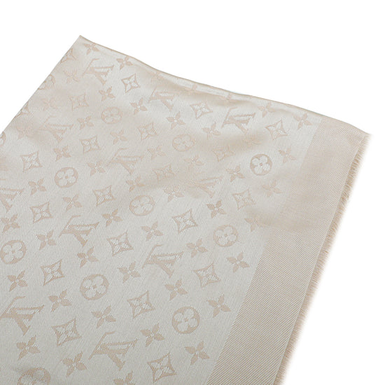 Louis Vuitton® Monogram Classic Shawl Ivory. Size in 2023