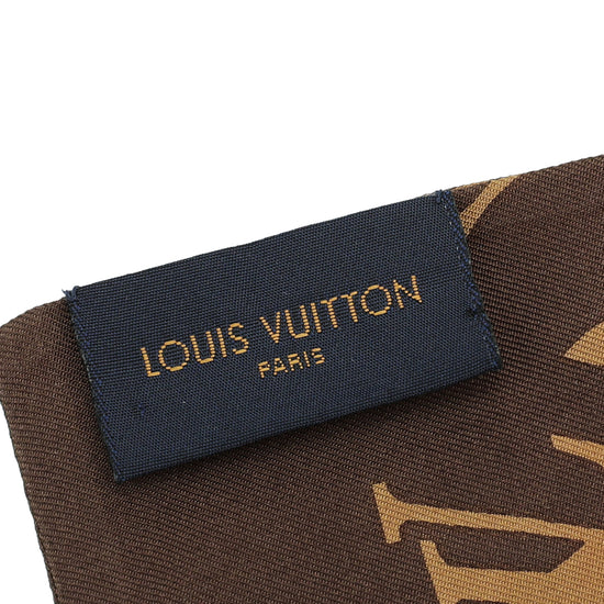 Louis Vuitton Bandeau monogram confidential silk Black White ref.730837 -  Joli Closet