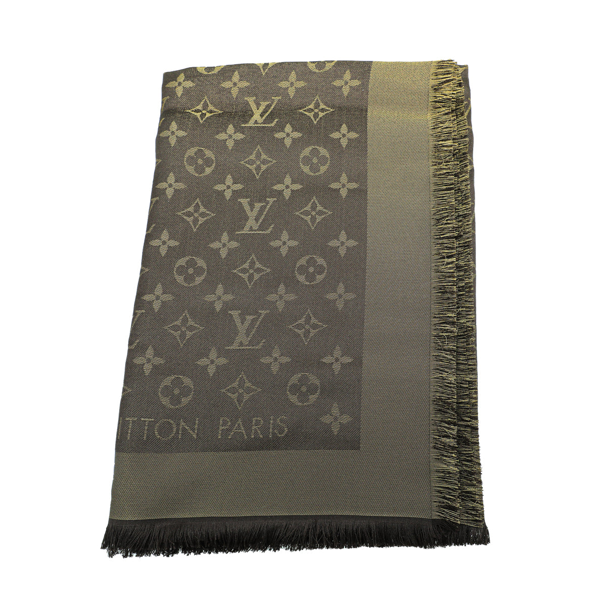 Louis Vuitton Brown Monogram Shine Shawl