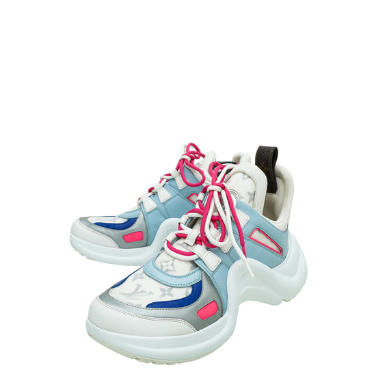 Louis Vuitton Lv arch light sneakers in pink black