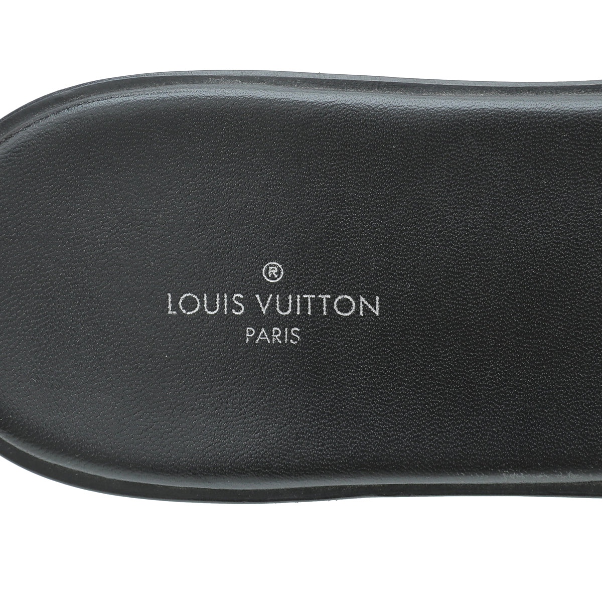 Louis Vuitton LockIt Flat Mule Black Leather ref.776537 - Joli Closet