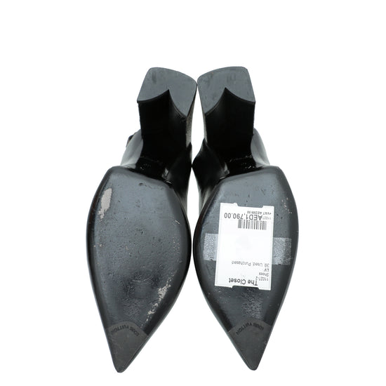 Louis Vuitton Black and Brown Monogram Matchmake Pumps - Size 37.5