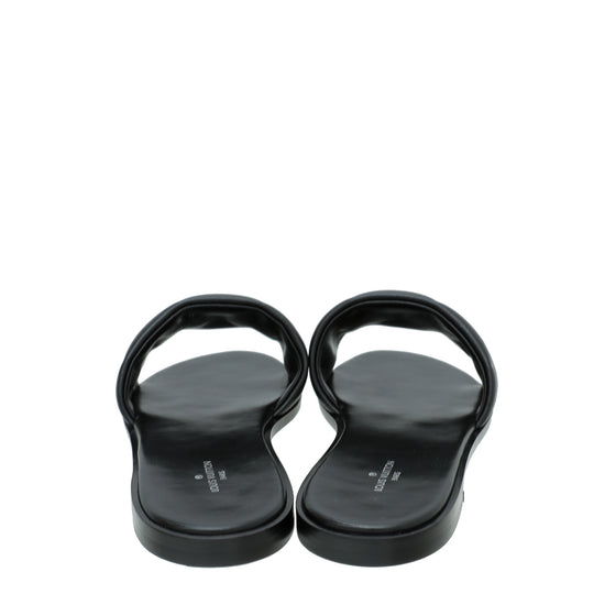 Louis Vuitton Women's 38 Black Leather Mule Heels 3lz1116 ref.423482 - Joli  Closet