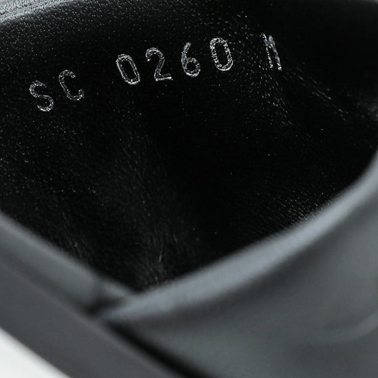 Louis Vuitton Beige Monogram Embossed Leather Revival Flat Flat Mule Size 38