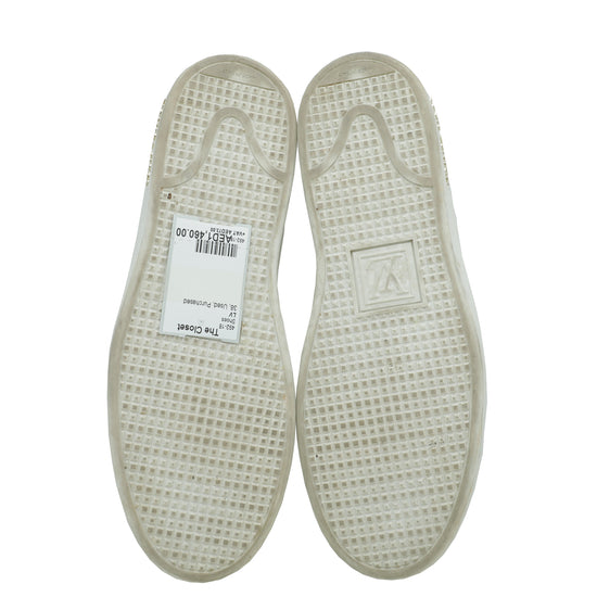 Louis Vuitton White Frontrow V Sneakers 38