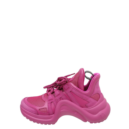 Louis Vuitton Monogram LV Archlight Sneaker, Pink, 42